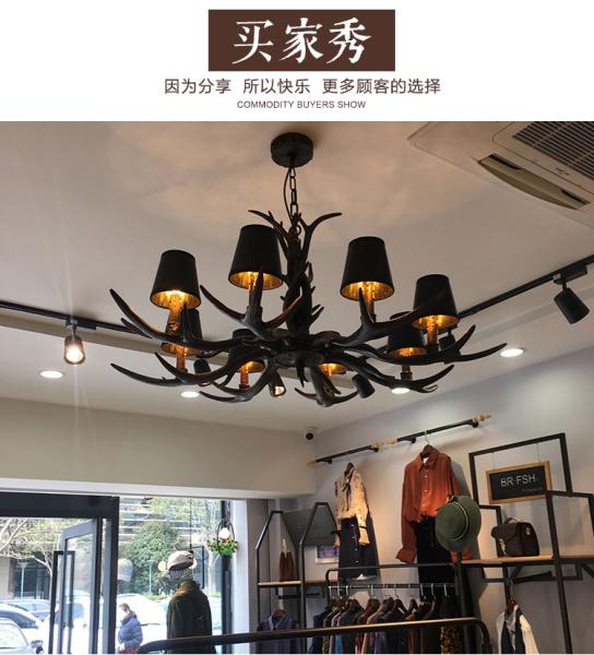 Horn chandelier lighting for indoor Cloth Shope Bar Lighting Fixtures (WH-AC-13)