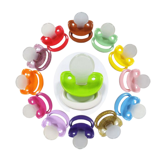 Clear Baby Nipple Pacifier For Premature Baby , Small Luxury Baby Pacifiers