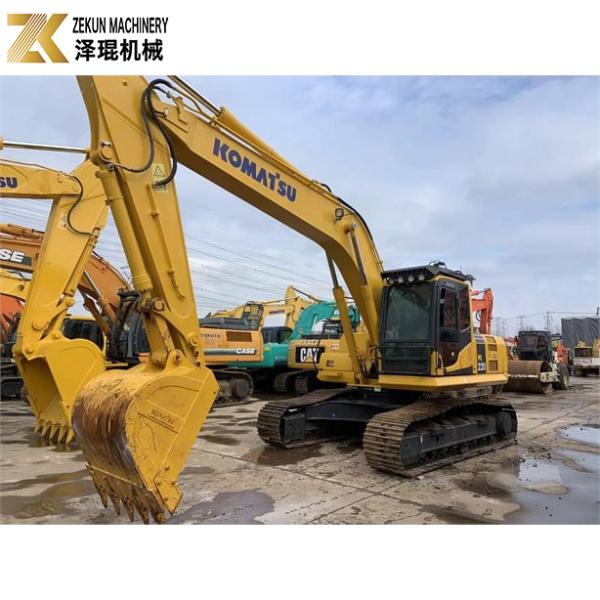 cilindro hidráulico KOMATSU PC220-8 máquina de excavación media usada 22T peso 23420 KG