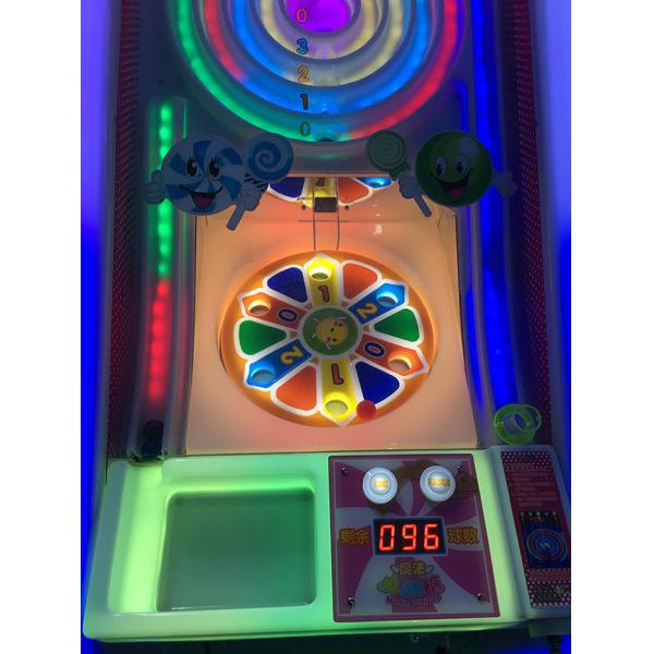 Commercial Coin Operated Magic Lollipop Game Machine / Indoor Sports Recreational Facilities