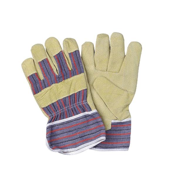 88 PBSA Water Resistant Durable Pig Split Leather Safety Gloves for Construction