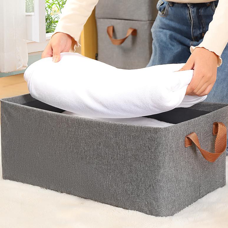 Large Capacity Non-woven Cloth Folding Storage Portable Clothes Storage for Wardrobe Use