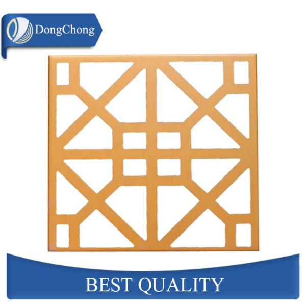 Stylish Custom Aluminum Panels Customized Hole Shape Color Theatre Use