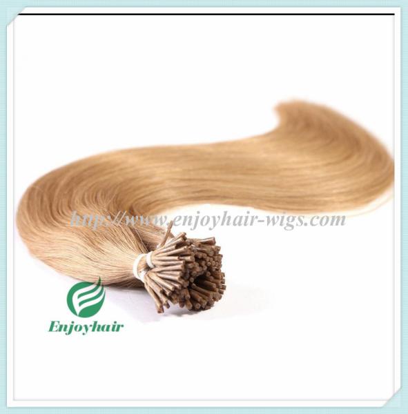 Pre-Bonded Hair 10-28 100s/pack 18# color Straight Human Hair Brazilian hair extension