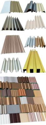 6063 Aluminium Alloy Profile Corrugated Cladding Decorative Great Wall Panel