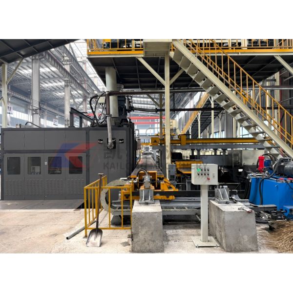 Automatic Flaskless Horizontal Moulding Line High Moulding Efficiency Cycle Time
