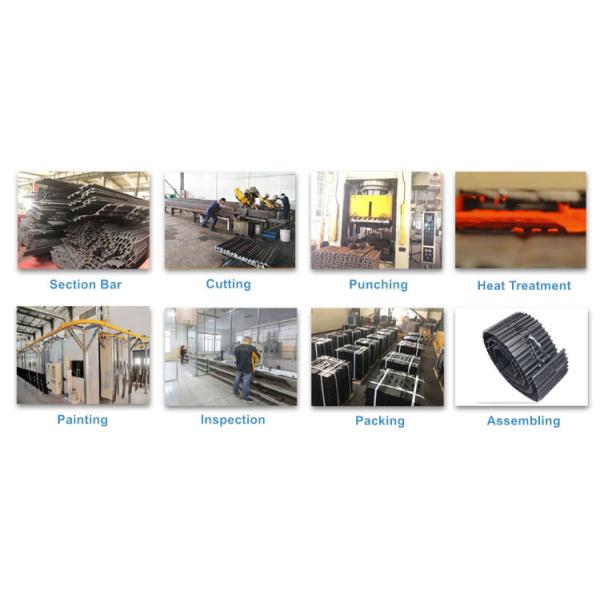 Track shoe manufacturing processes Сборка обуви для экскаваторов с двойным грузовиком для тяжелого строительства