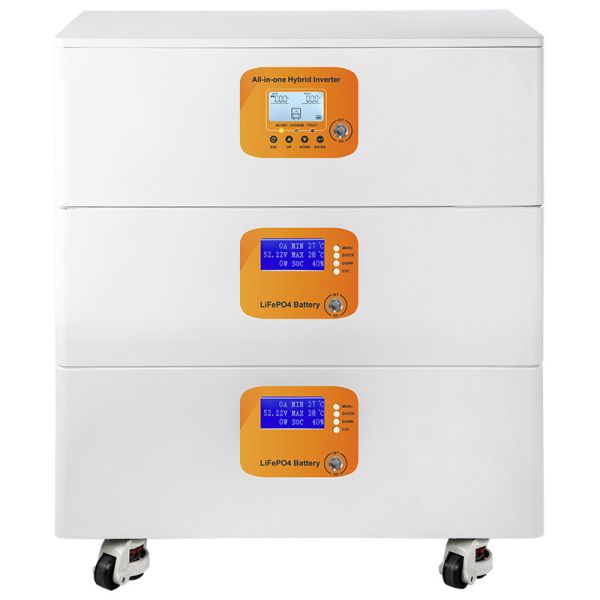Home Battery Storage System Horizontal All in One Inverter and Energy Storage System Offering Scalable Capacity from 15.36kWh to 61.44kWh
