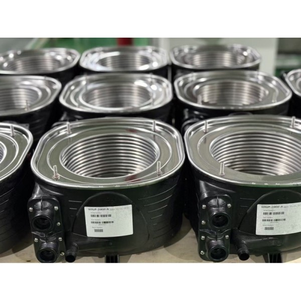 Advanced Durable 24-48KW Stainless Steel Heat Exchangers For Residential And Commercial Condensing Boilers