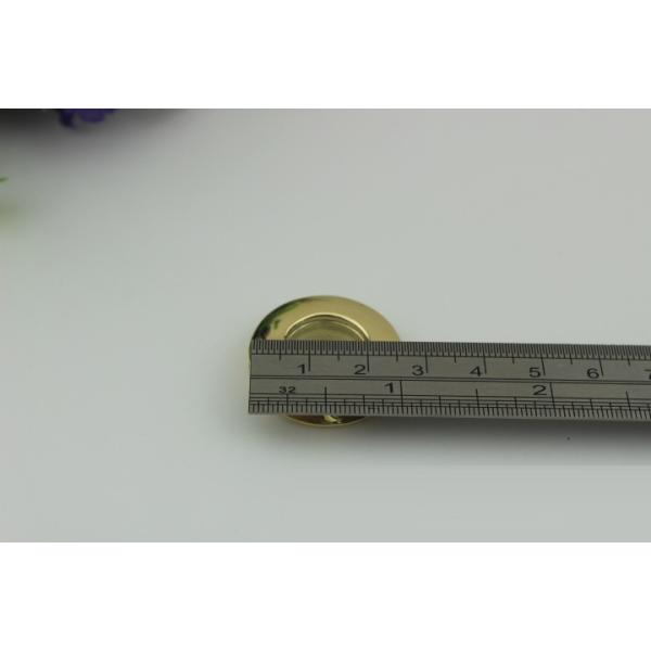 Factory manufacturing multi color zinc alloy handbag 15 mm metal round eyelets with screws