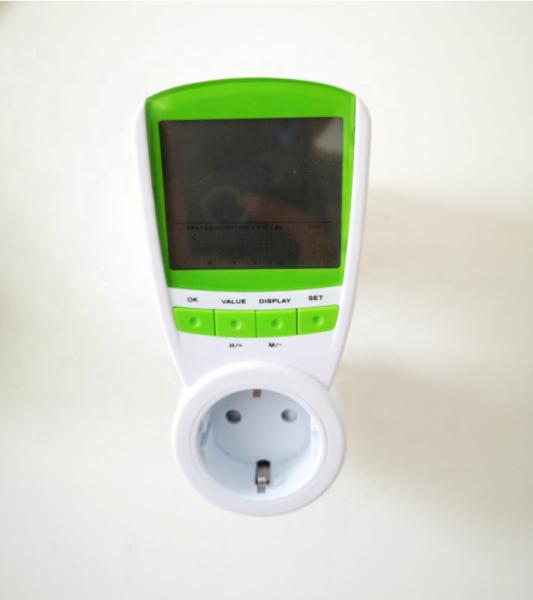 New 230V 50HZ Digital Energy Meter Watt Voltage Volt Meter Hertz Power Analyzer Factor EU