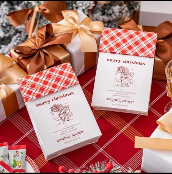 Saco de embalagem independente de Natal Leite Data Café Doces Caramelo Caixa de embalagem