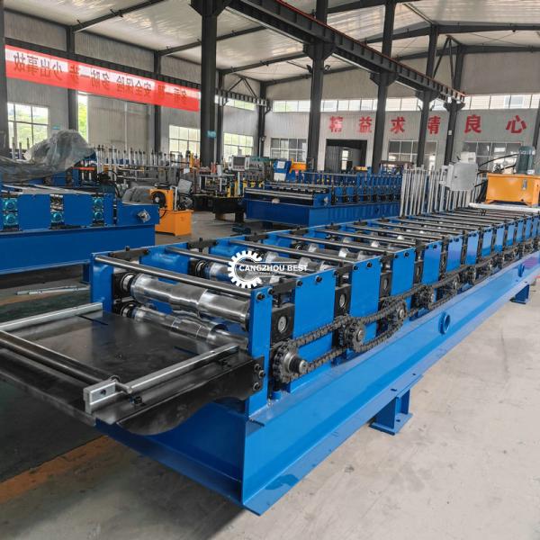 Steel Roof Sheet Ridge Cap / Roll Top IBR Roof Sheet Roll Forming Machine PLC