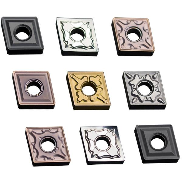 Вставки покрытия Cvd высокоскоростные стальные Indexable, Cnc Cnmg 1204 08 вставки