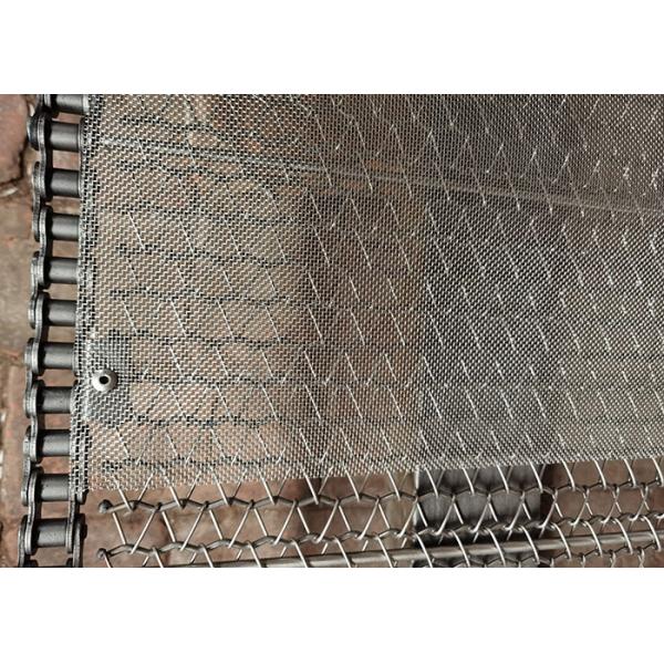 Heat Resistant Stainless Steel Metal Wire Mesh Chain Conveyor Belt For Conveyor Tiny Material