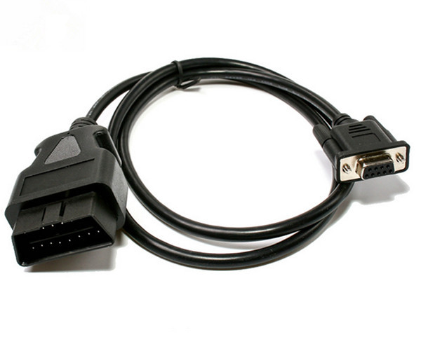 16PIN OBD TO DB9 Serial RS232 OBD2 CABLE