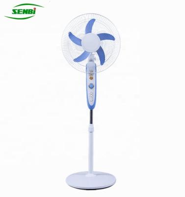 Adjustable Speed Battery Stand Fan Long Working Life With USB Hole