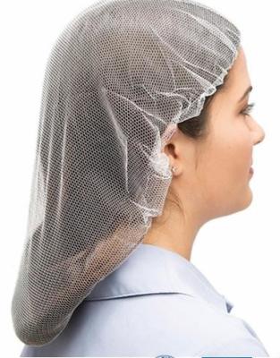Dustproof Disposable Hair Nets Nylon Mesh Bouffant Hat For Hotel Laboratory