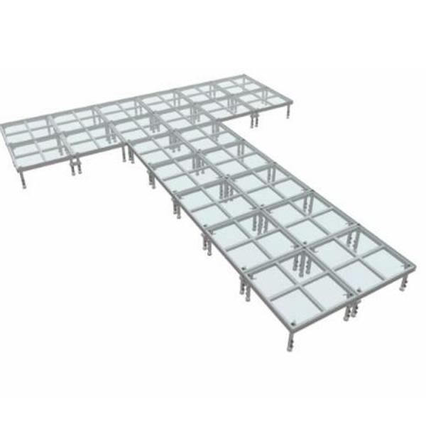платформа этапа акрилового этапа события 750kg/sqm стеклянного алюминиевая