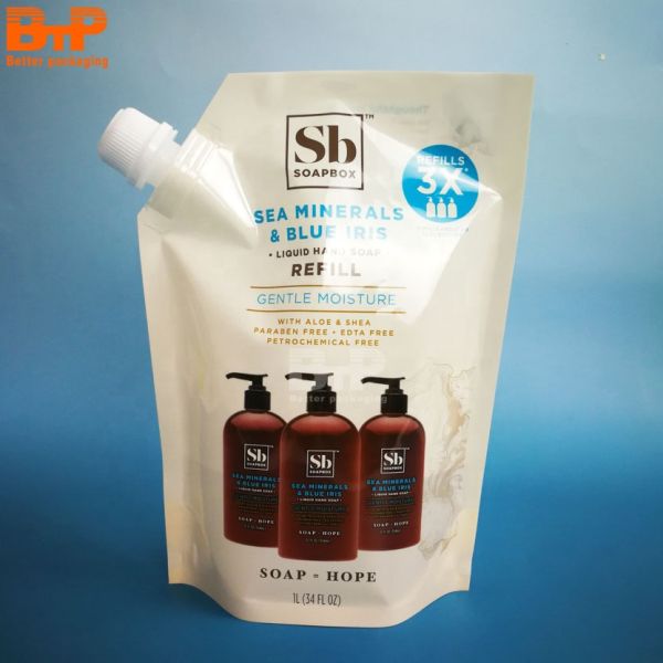 Customized Handling and Beverage Industrial Use Aseptic Packaging Bag for Drink Juice Water Sachet