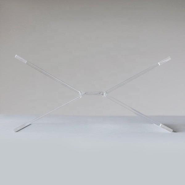 Custom Acrylic Open Book Display Stand For Portable Assembly Bookstand