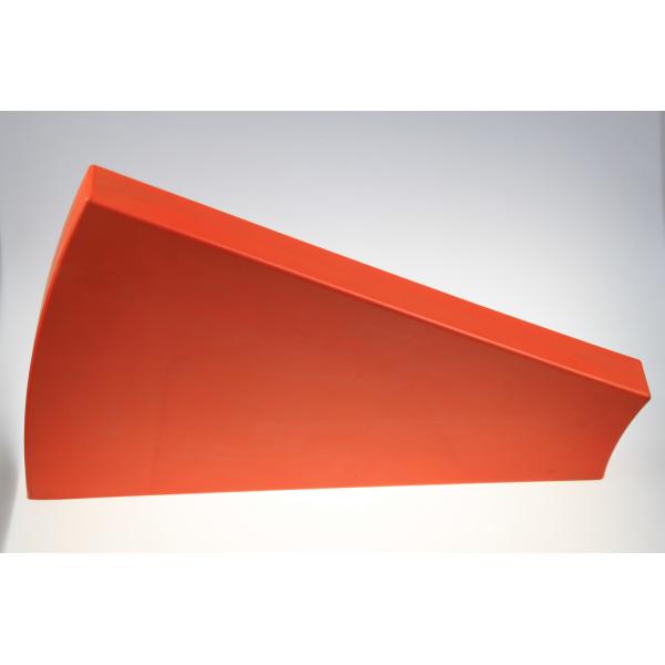 Custom Iron Coated Integral Skin Polyurethane Foam Flap Barrier Wings Gate