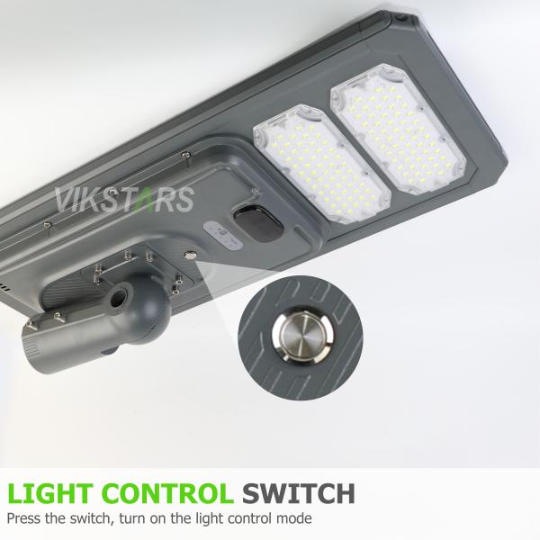 Nuevo 100W 200W 300W 400W 500W All In One Aluminio Luz solar de calle para mayoristas