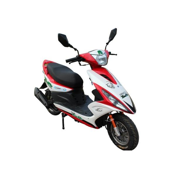 Plastic Body Gas Motor Scooter , Moped Scooters For Adults 80km/h Max Speed