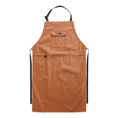 o avental resistente da chama 9oz, homens 100% da sarja do algodão 350gsm trabalha o avental
