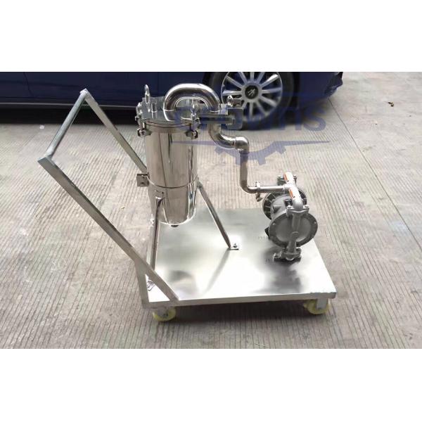 Санитарный класс 304/316 Нержавеющая сталь Подвижной фильтр корпус 10/20 дюймовый картридж фильтр машины Система фильтрации вина