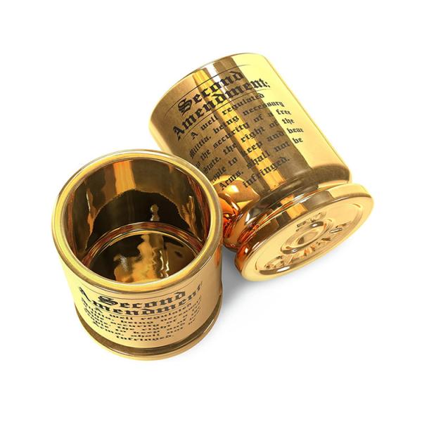 Original 50 Caliber Shot Glasses Bullet Casings Acrylic Shot Glasses