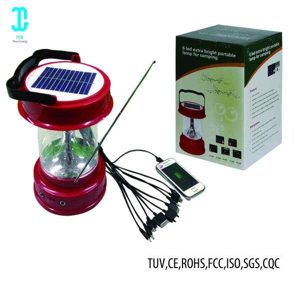 Waterproof Solar Powered Camping Lights Solar Panel Lantern 2 Years Warranty