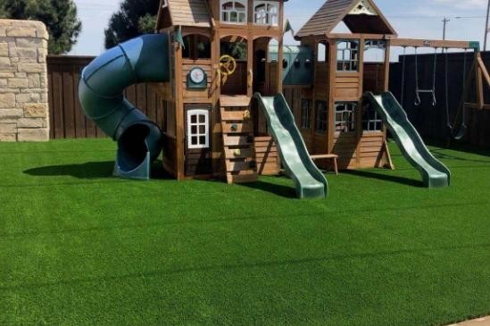 1.57 дюймов Высота колоды Искусственная трава Ультрафиолетоустойчивая