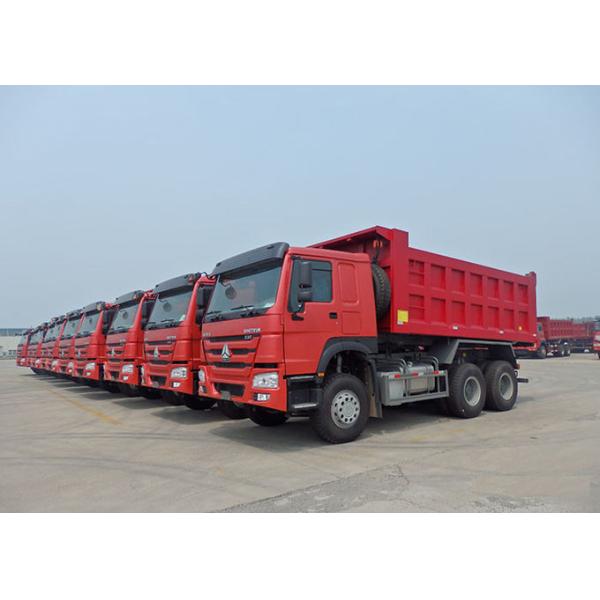 Le camion à benne basculante de SINOTRUK HOWO 6x4, le camion à benne basculante de 10 rouleurs avec 30cbm et les HW76 rallongent la cabine