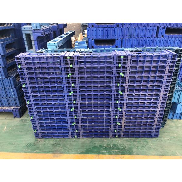 Customized Logo HUADING Heavy Duty Euro Stackable Pallet for Transport and Warehouse