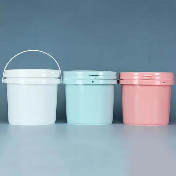 BPA Free Clear Plastic Utility Buckets For Indoor And Outdoor Use Square Plastic Buckets