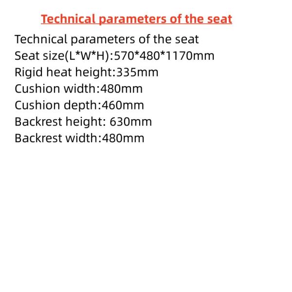 Three-Point Insurance with Airbag Shock-Absorbing Seat and Adjustable Driver Seat