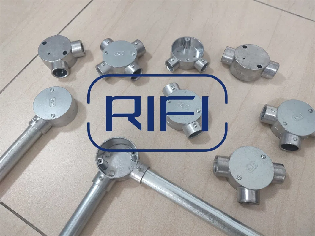 RIFI Emt Алюминиевый сцепление Круговая коробка набор винт тип 1 Way 2 Way 3 Way 4 Way