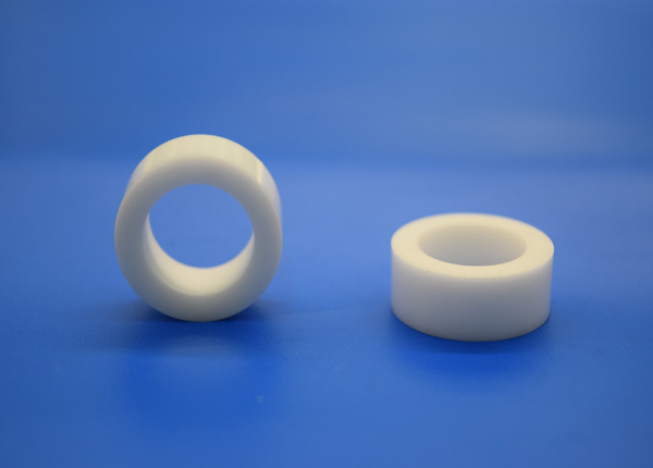 Alumina Al2O3 Ceramic Cylinder Sleeve / Bushings Sleeves / Sealing Ring Parts