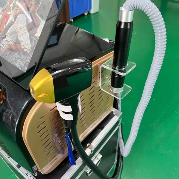 E - Light Triple Wavelength Diode Laser Hair Removal 4 In 1 Ipl Opt Diode Rf Nd Yag