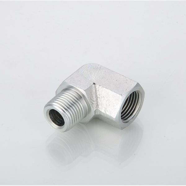 Round Head Galvanized Sheet Stainless Steel Hydraulic Adapter 90 Degree Elbow