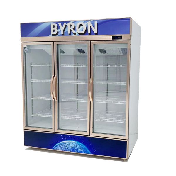 Supermarket Clear Door Fridge Vegetable Showcase Refrigerator