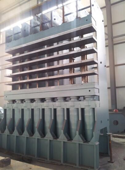 25000 Tons Hot Hydraulic Press for Rubber Plate Vulcanisation 2700*2170*1770mm Size