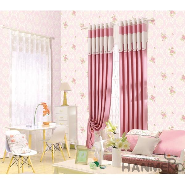 Оформление спальни живущей комнаты стиля роскошных флористических обоев ПВК 0.53*10М европейское в запасе