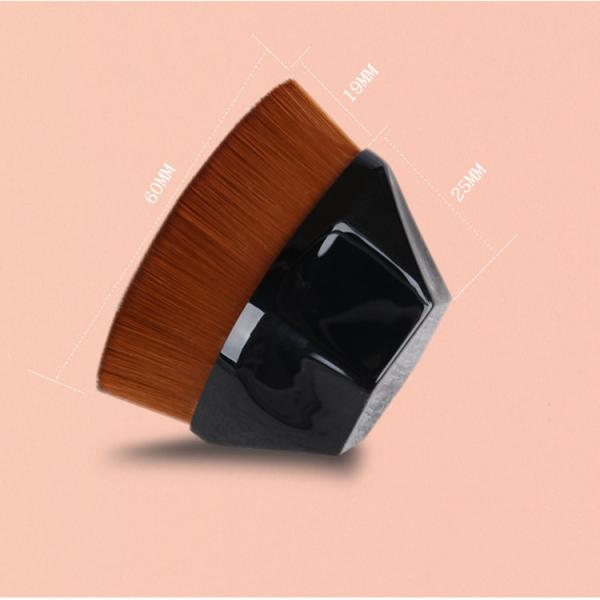 Щетки макияжа портативного держателя роскошные с шикарной мягкой кожаной сумкой