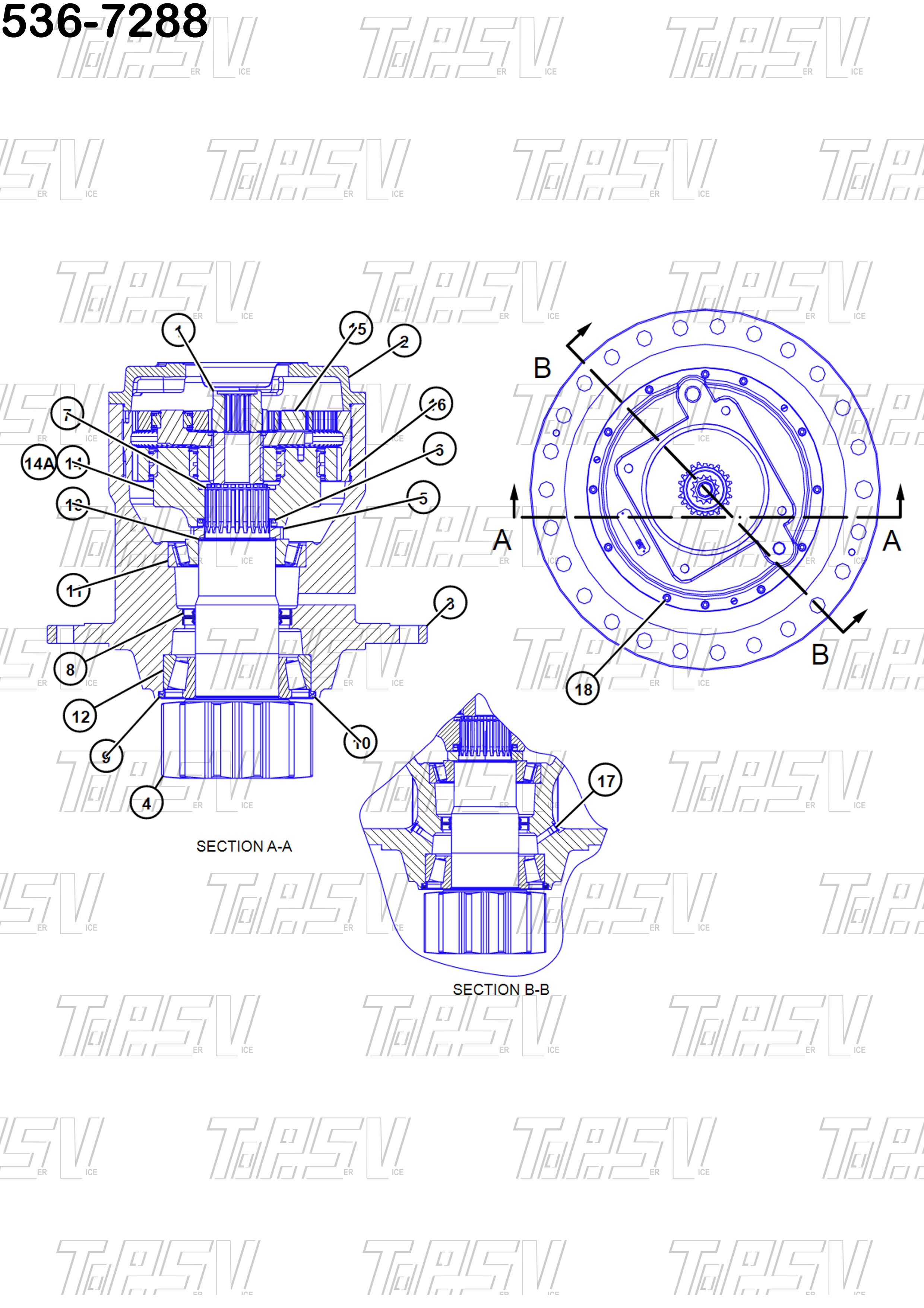 570-5860 E336GC Excavator Swing Seal Disc Parts For Swing Drive Excavator Spare Parts