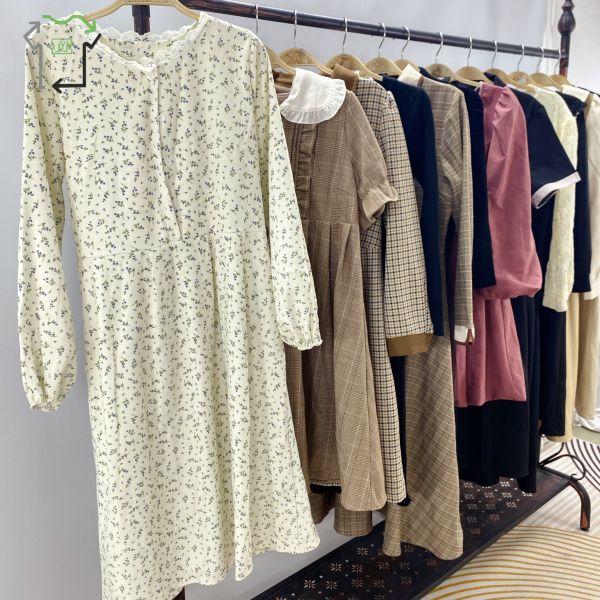 Elegant Warm Second Hand Womens Dresses Bulk Ukay Ropa Usada Used Clothes