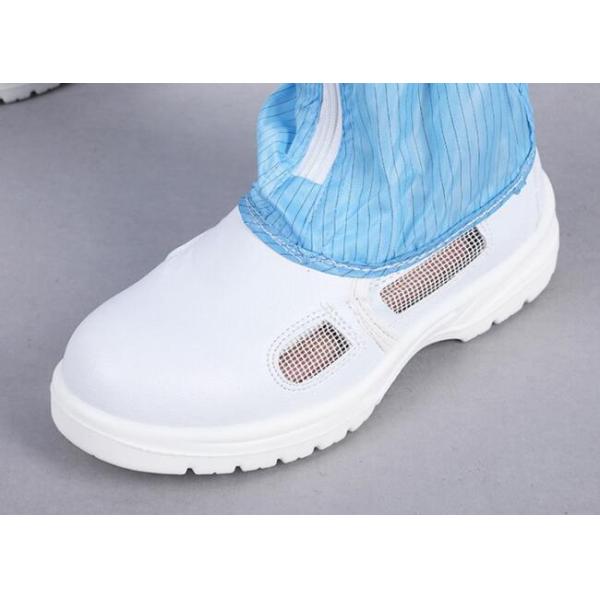 Голубые пылезащитные ботинки безопасности Pvc единственные статические неконсервативные   Материал PU