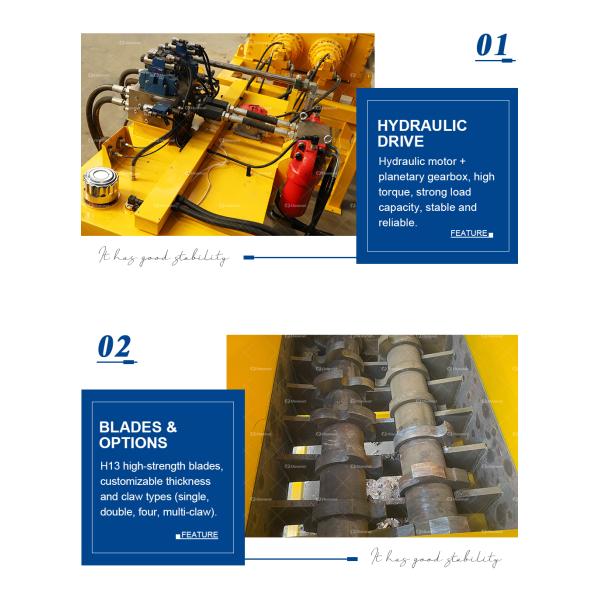 Shredder Steel Scrap Machine Solid Waste Shredder Scrap Shredder Machine