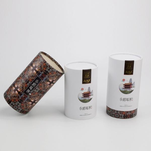 Kraft Paper Tube Packaging, пищевая картона, цилиндровый контейнер для чая